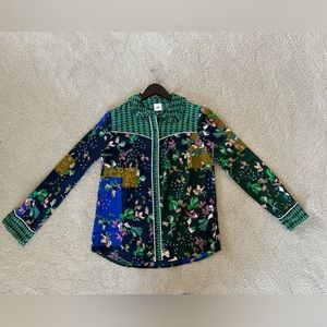 Button down long sleeve multicolor Cabi shirt
